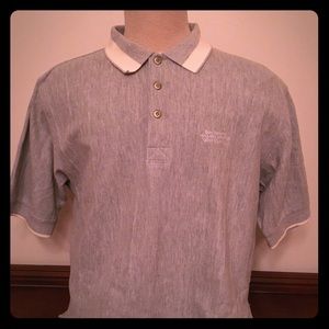 Men’s Gray Greg Norman polo shirt size L